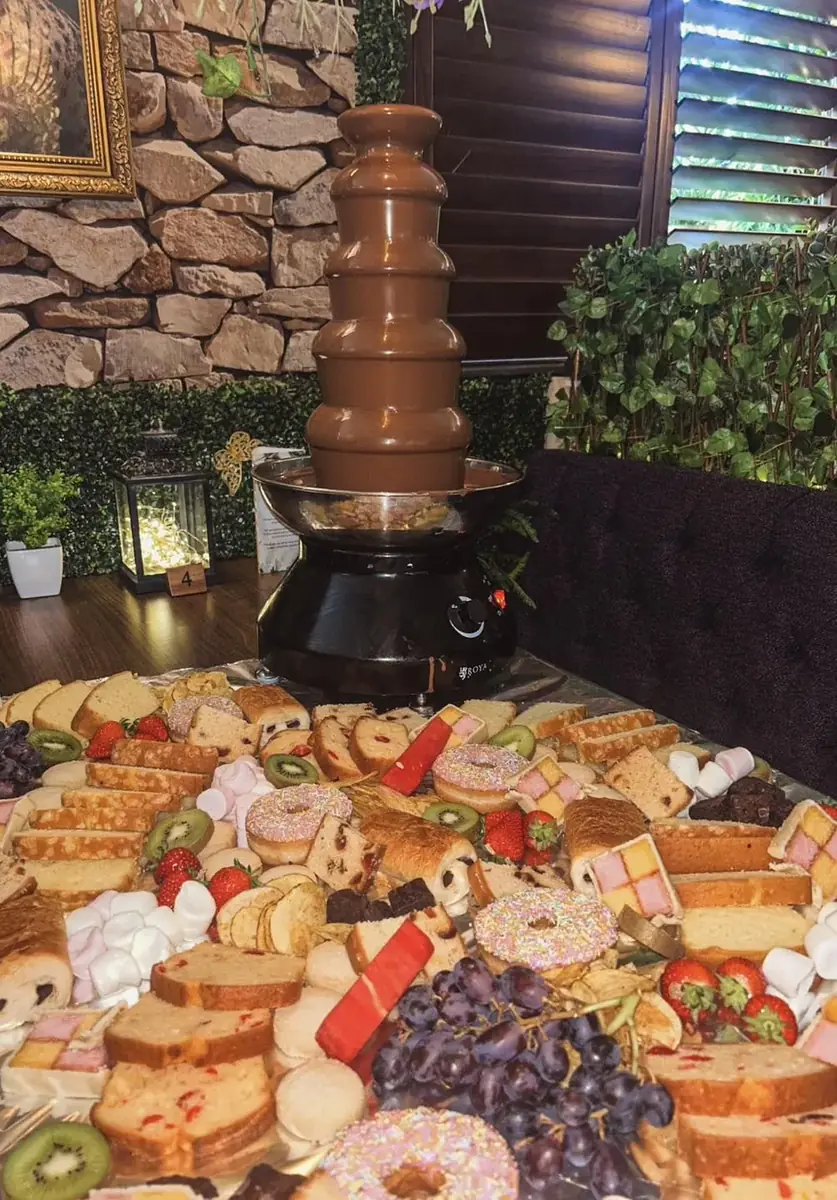 Flowing chocolate at Enchant