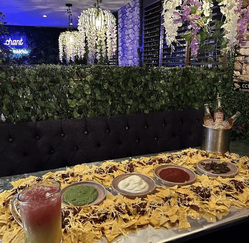 Theatrical drink presentation at Enchant